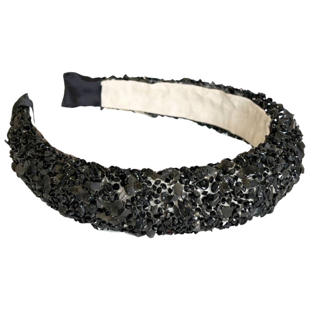 All That Glitters Headband - Black Hues