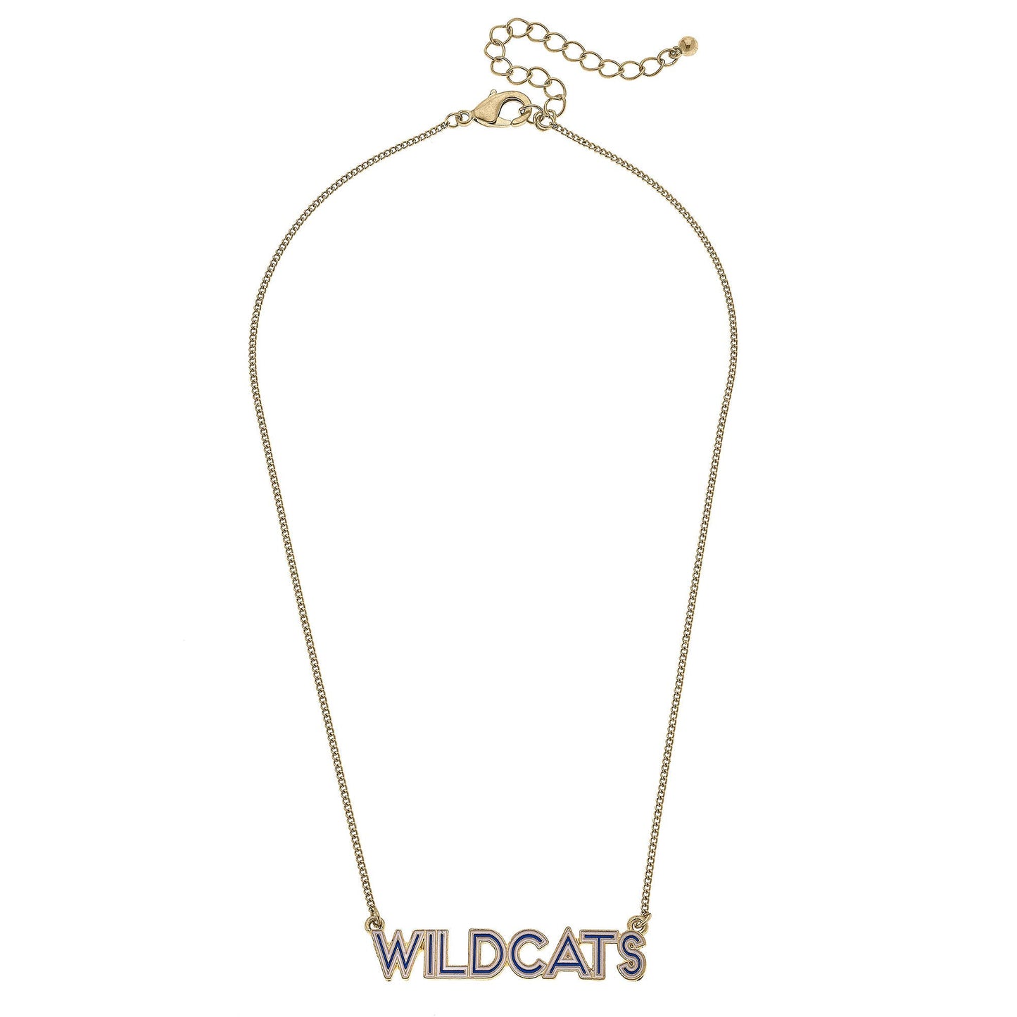 Kentucky Wildcats Outline Enamel Necklace