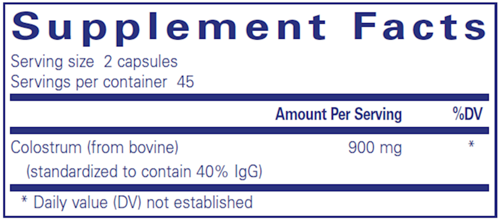 Colostrum 90 ct cap | Pure Encapsulations