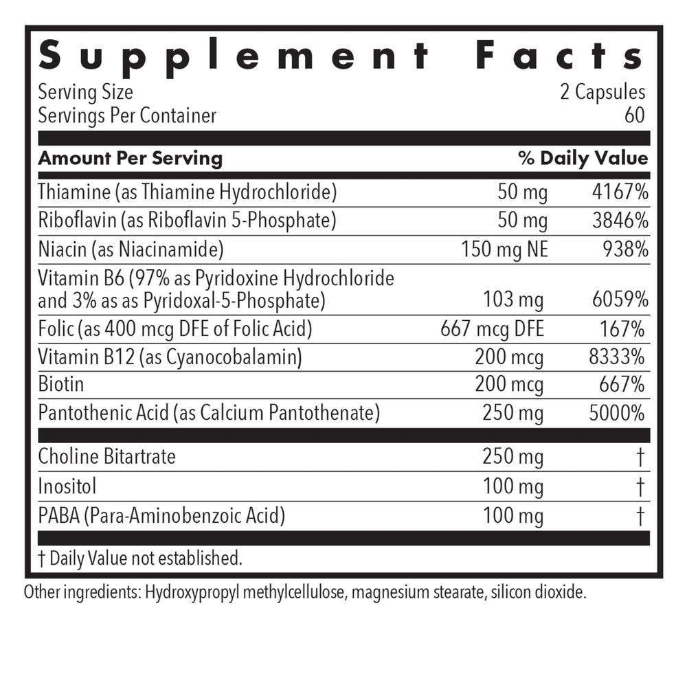 Super Vitamin B Complex