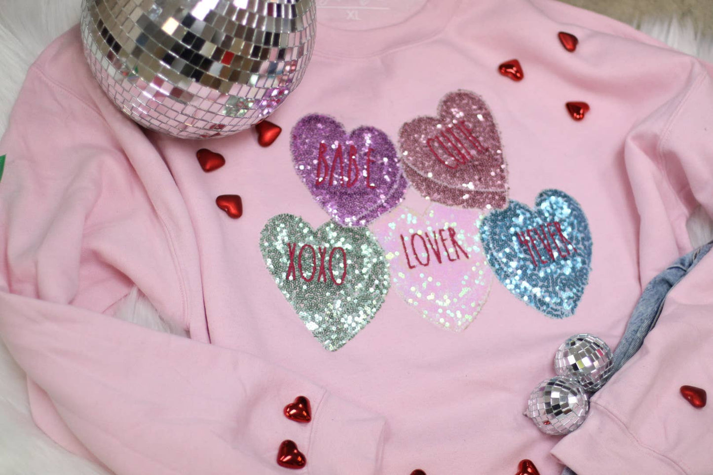 Valentine Heart Sweatshirt