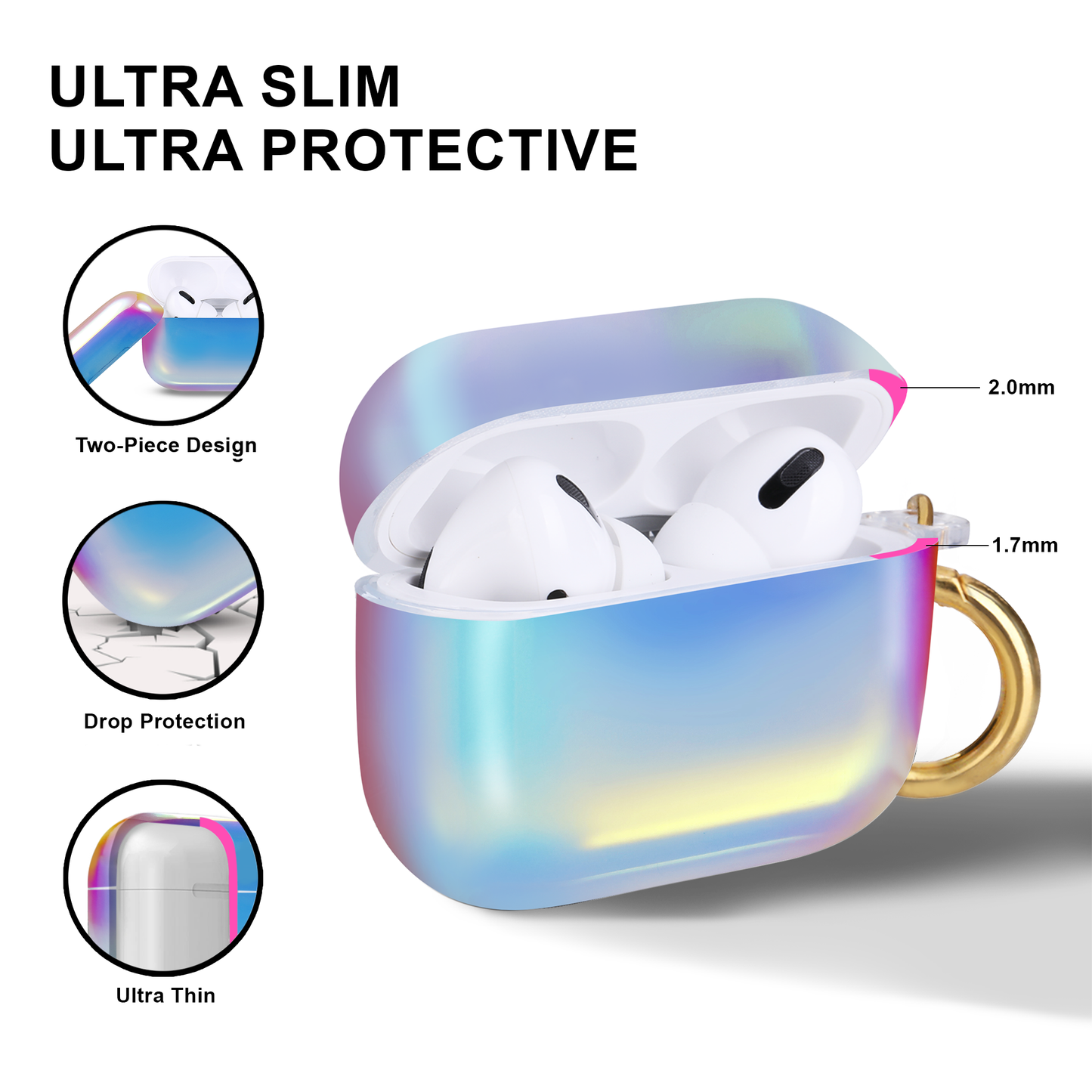 AirPods Pro Case - Aura (Pure Holographic)
