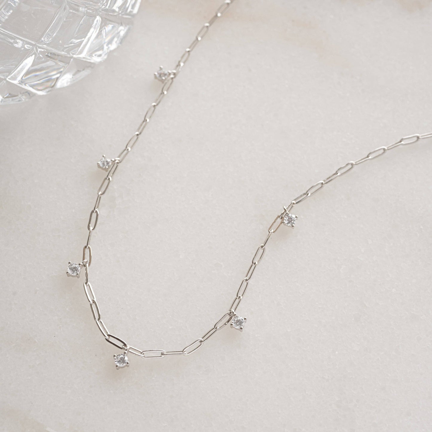Paperclip Charm Necklace
