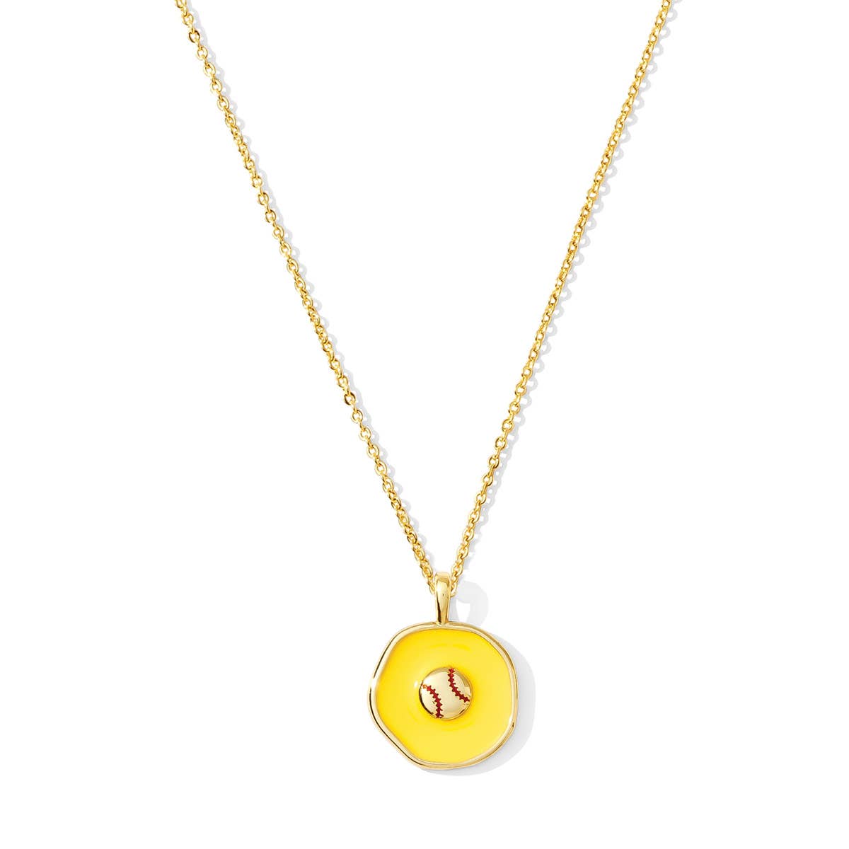 Homerun! Softball Pendant Necklace