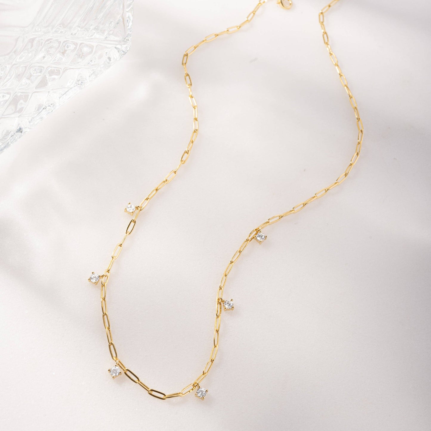 Paperclip Charm Necklace