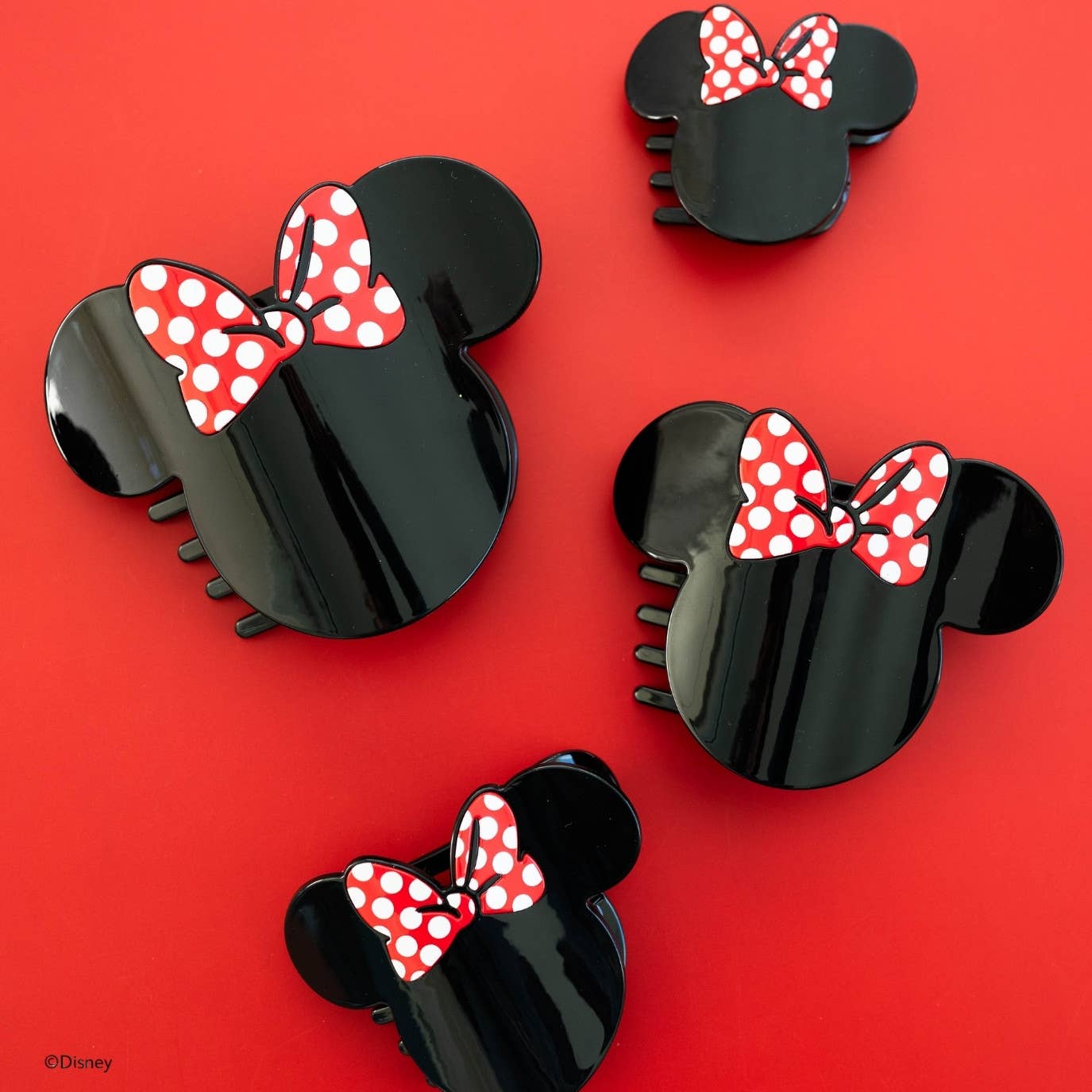 Disney: Minnie Mouse Shaped | Large | Flat Hair Clip