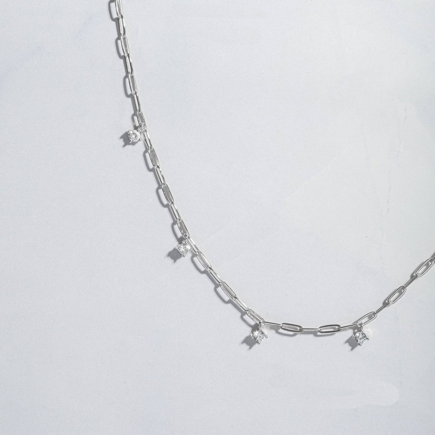 Paperclip Charm Necklace