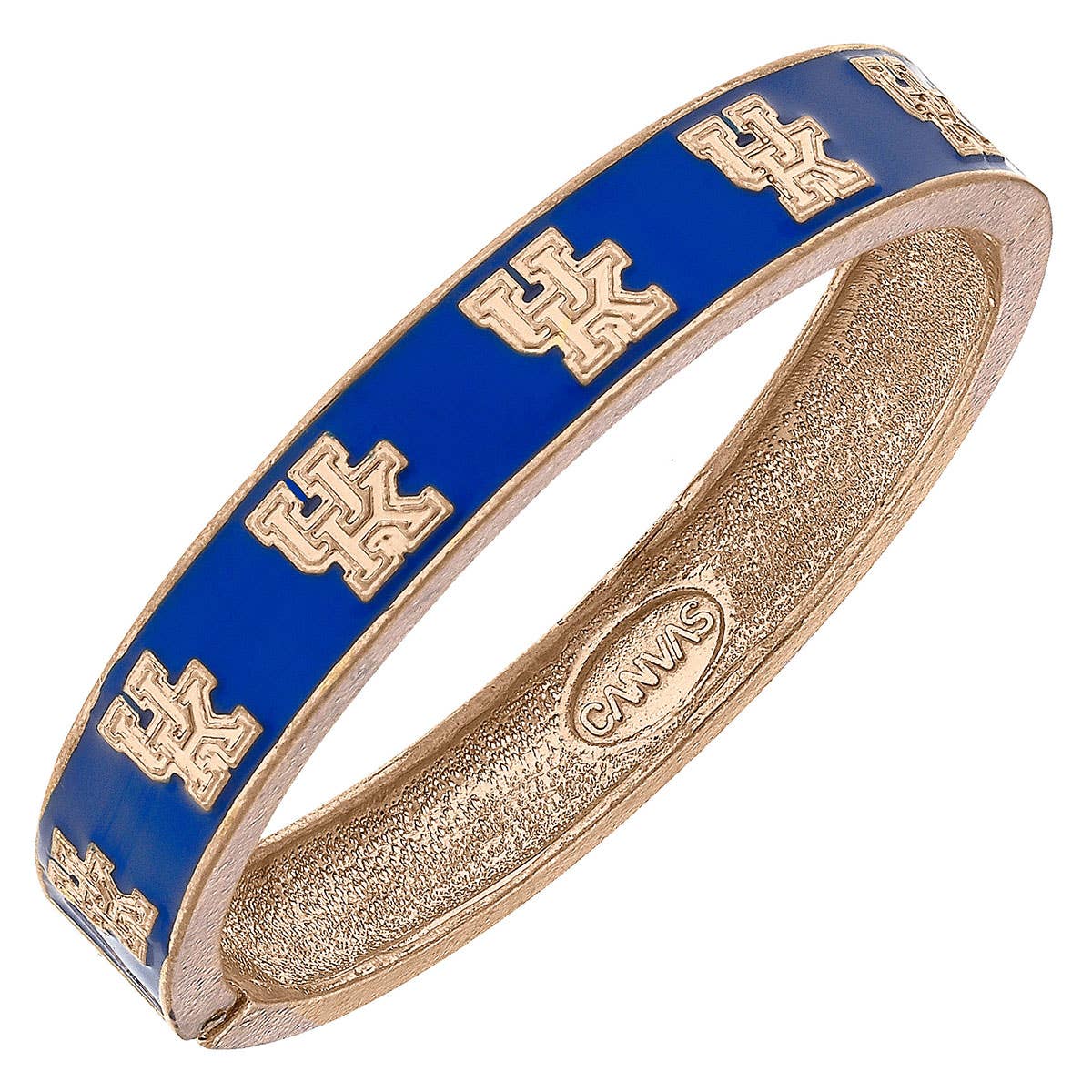 Kentucky Wildcats Enamel Logo Hinge Bangle