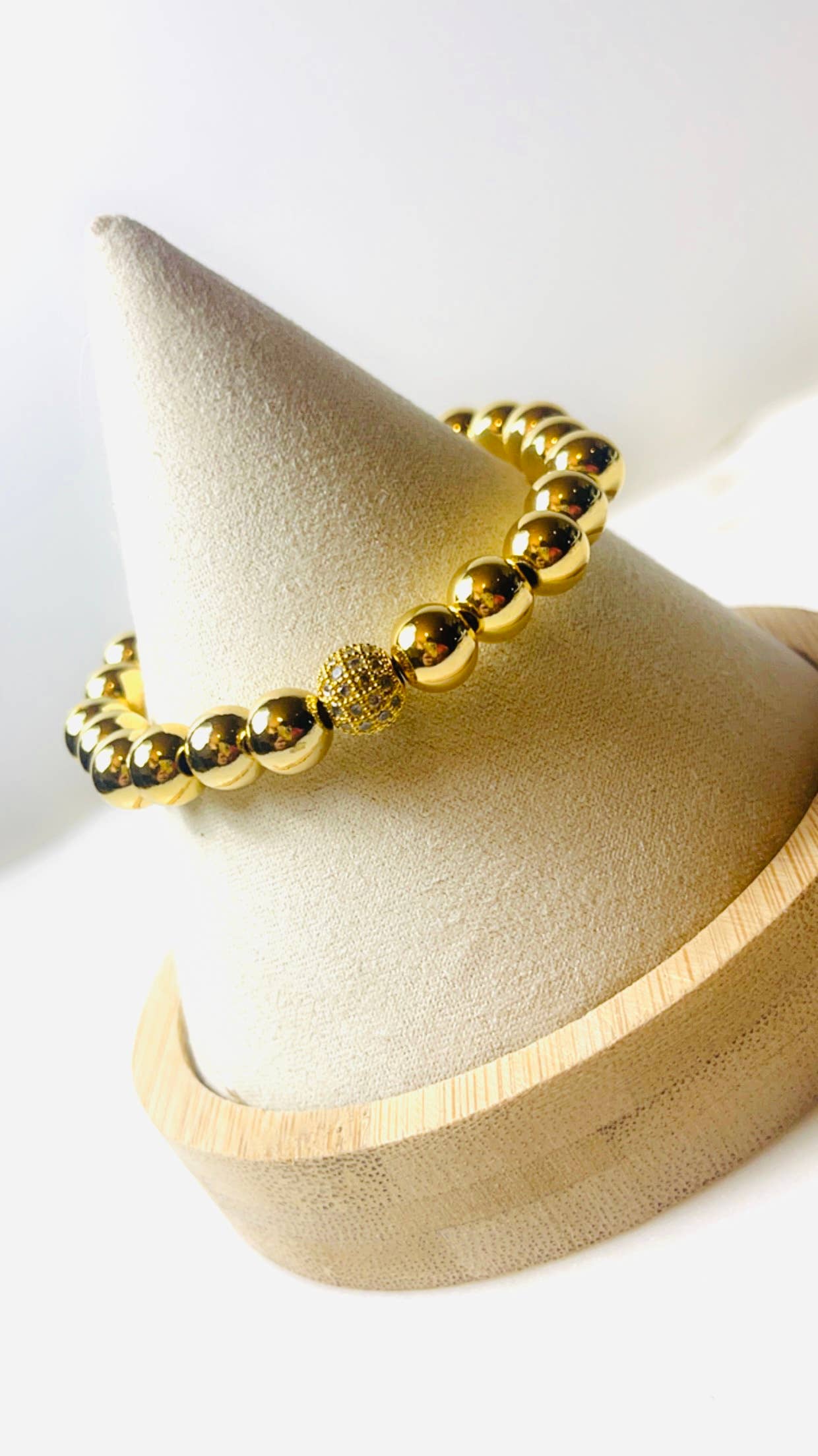 Gold & Pave Bracelet