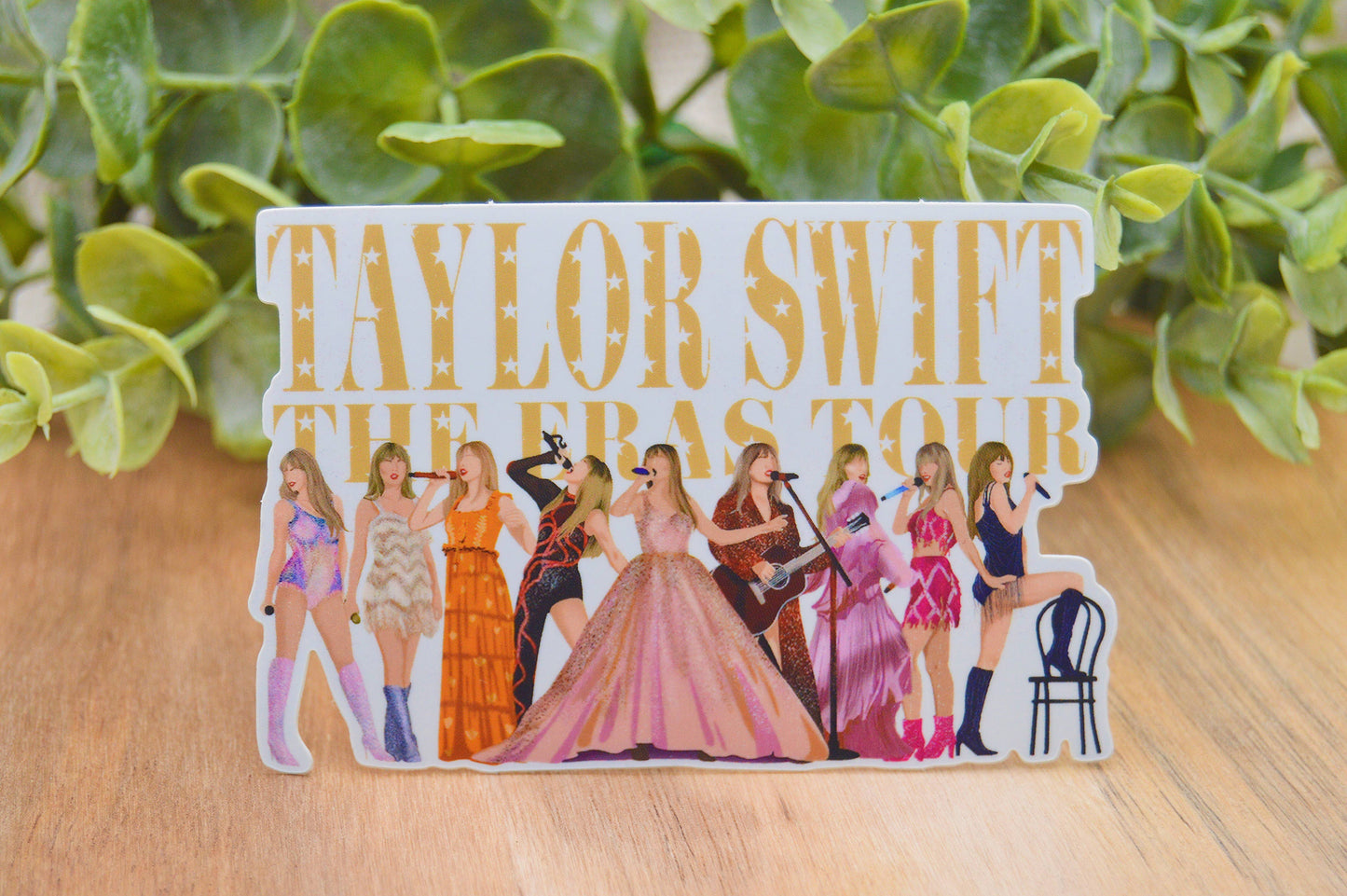 Taylor Swift Eras Waterproof Sticker, Taylor Swift Sticker