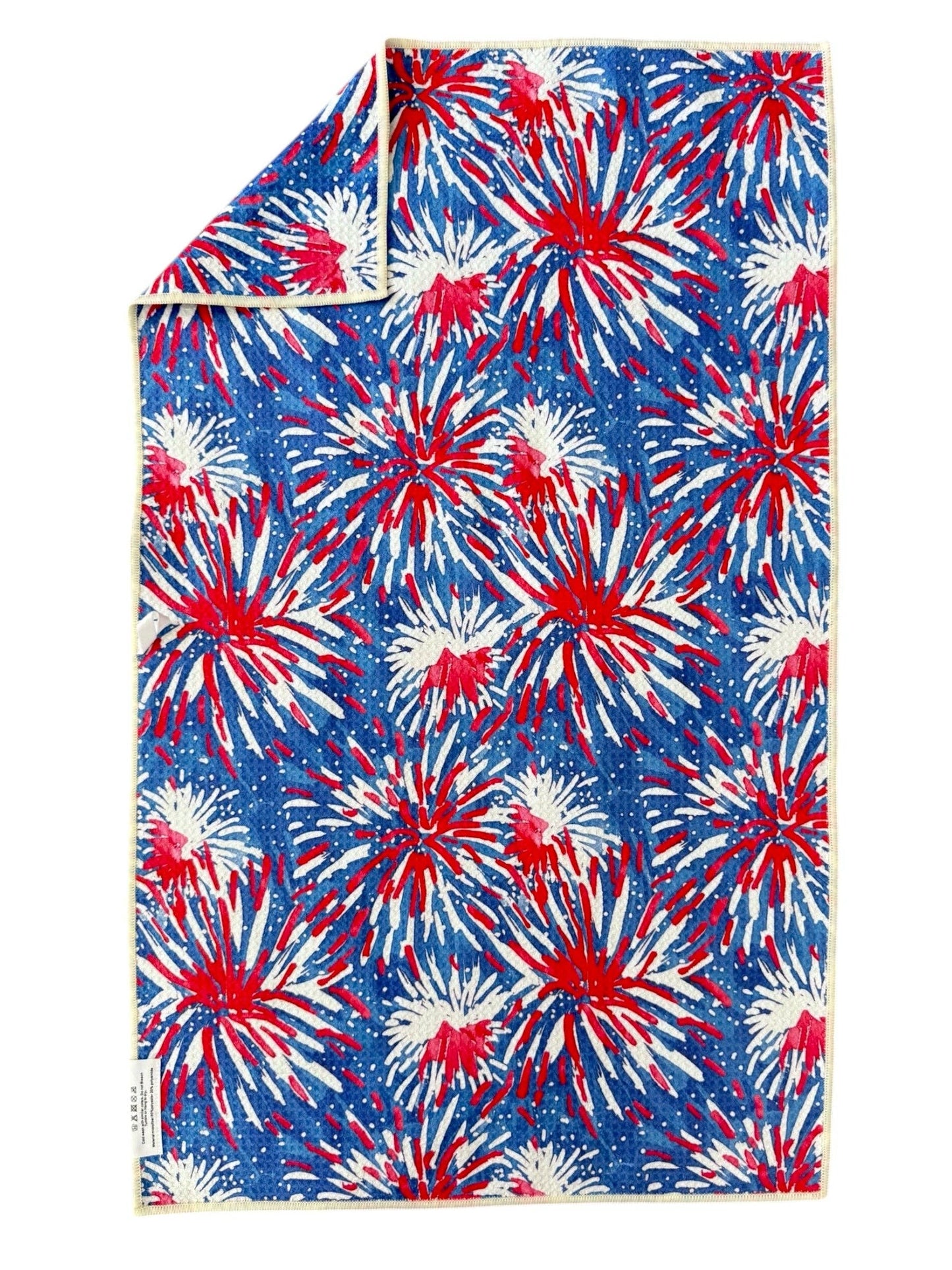Red Glare: Double-Sided Hand Towel