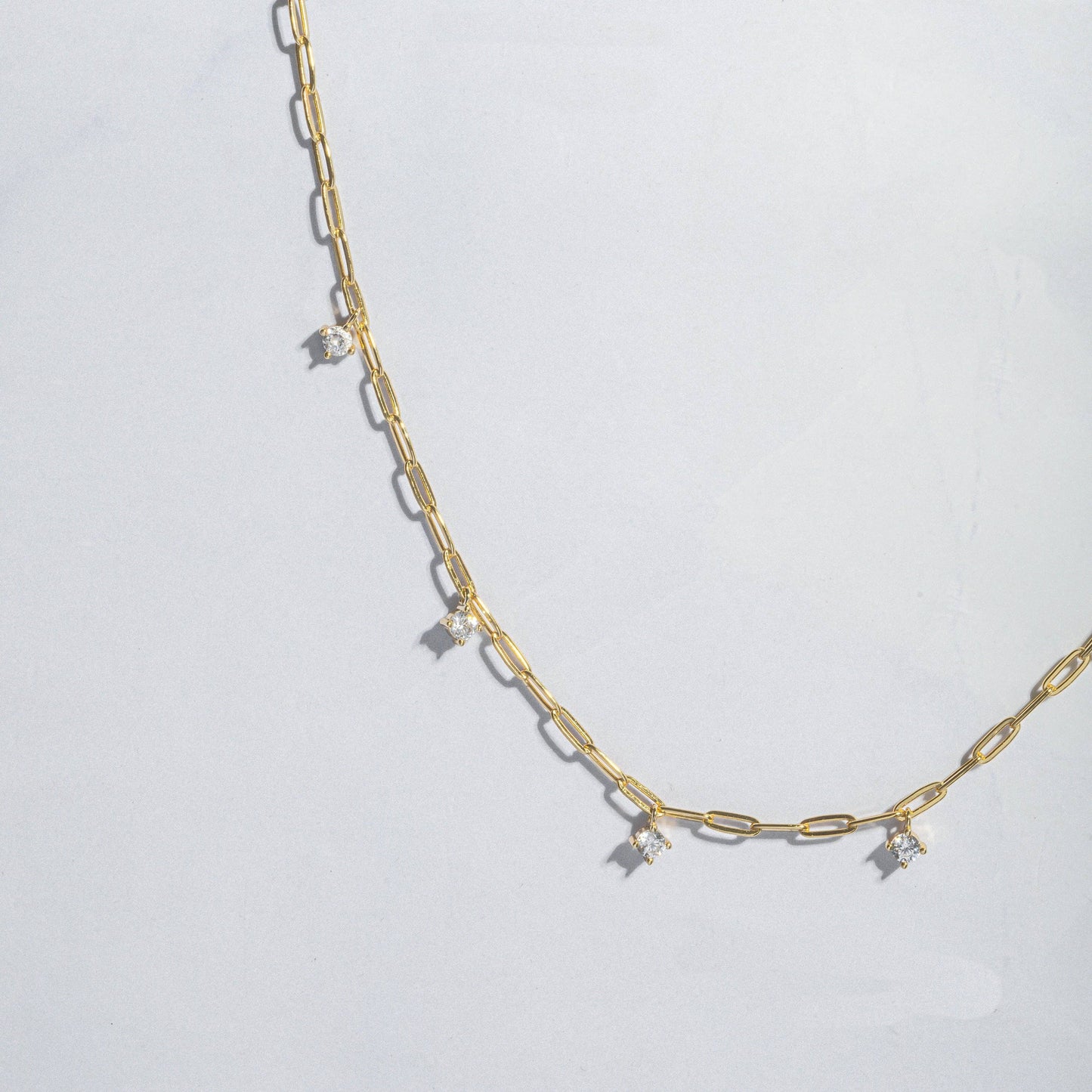 Paperclip Charm Necklace