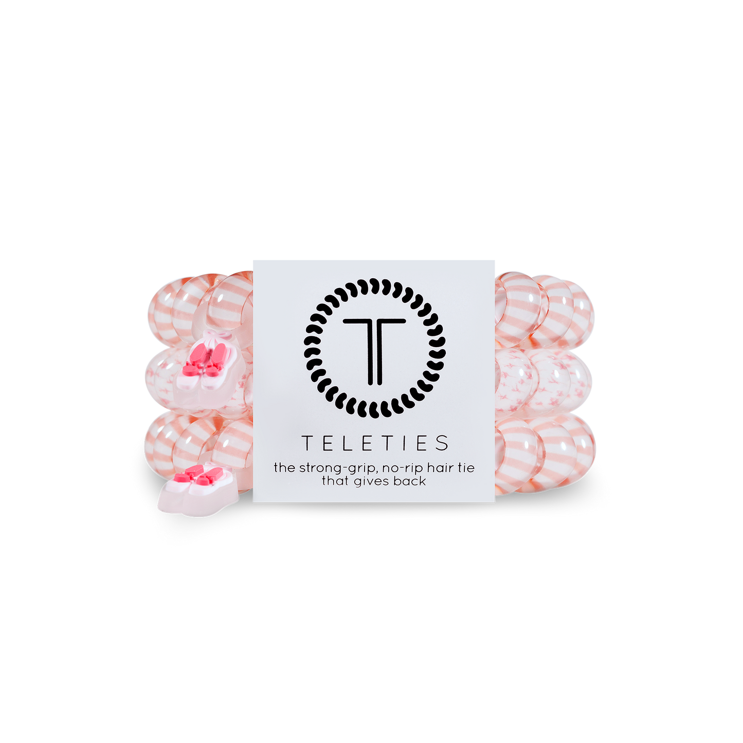 Ballet - Large Spiral Hair Coils, Hair Ties, 3-pack