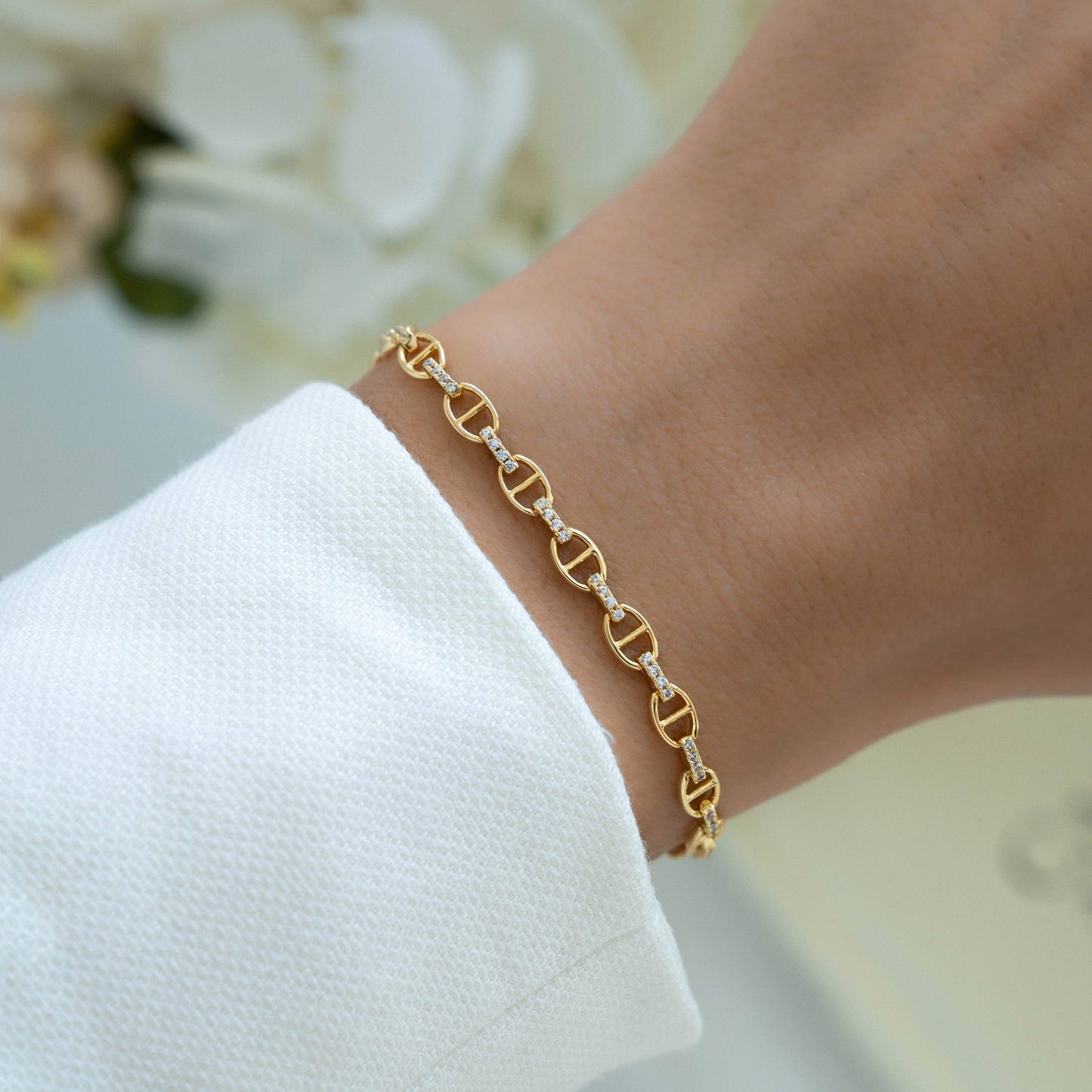 Diamond Chain Bracelet