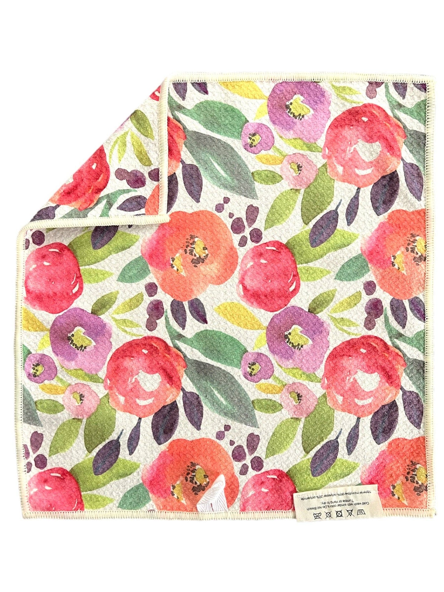 Flora: Double Sided Washcloth