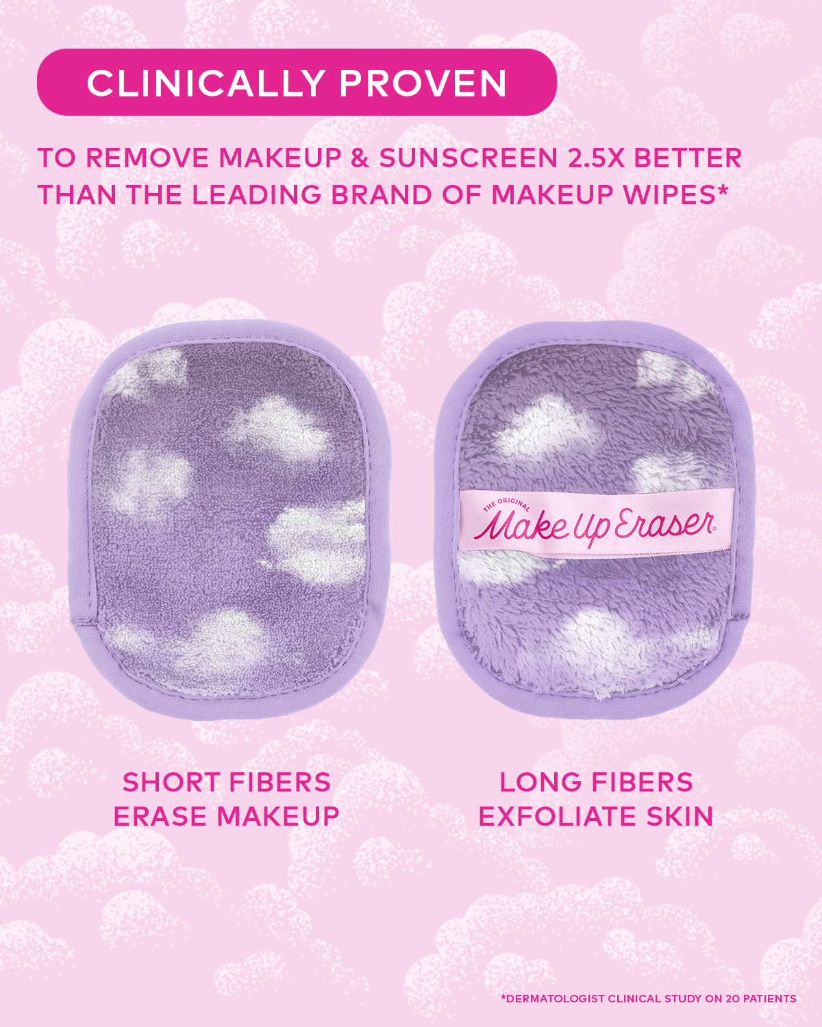 Cloud 9 MakeUp Eraser 7-Day Set & Cosmetic Bag
