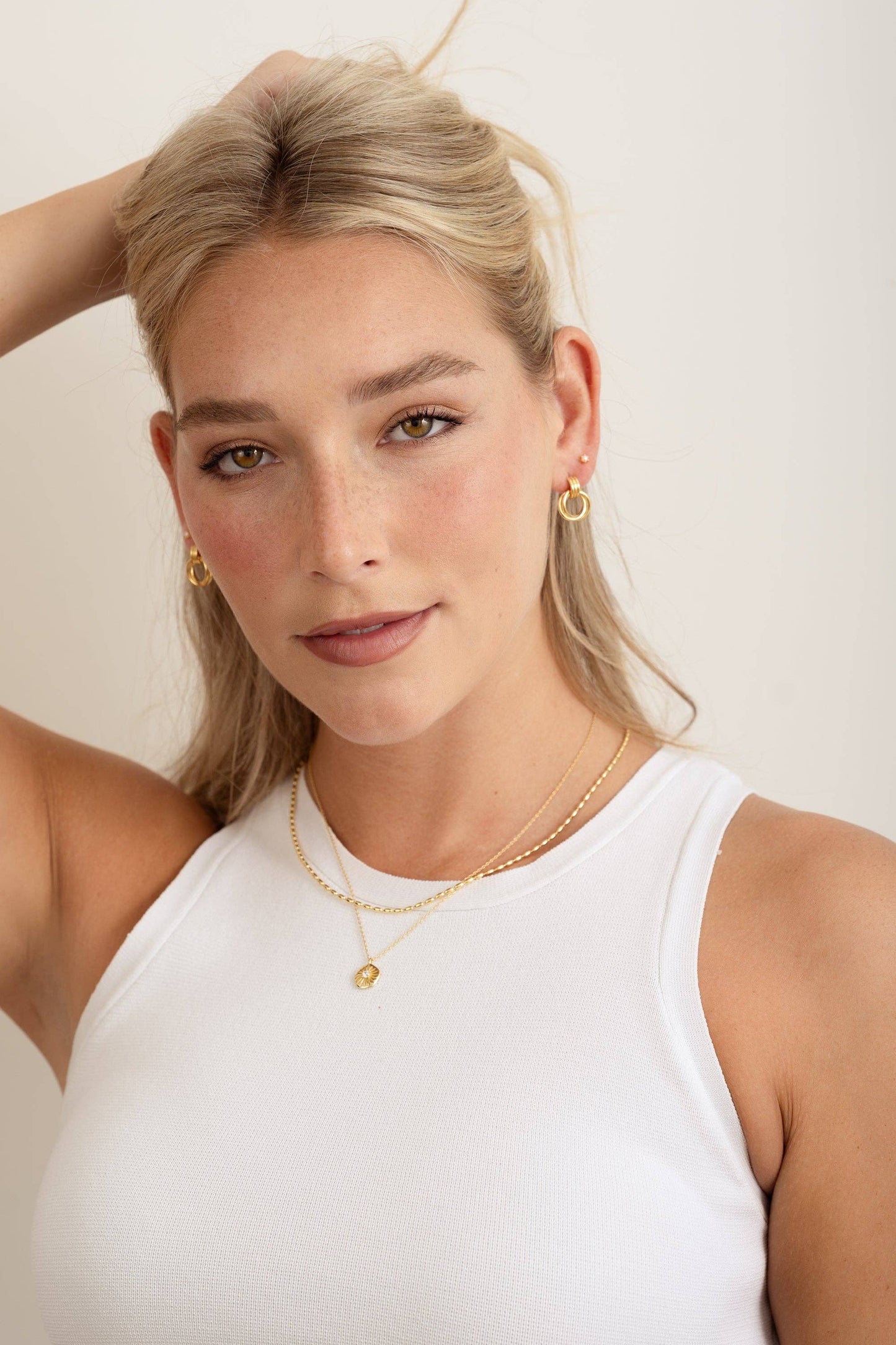Knot Hoop Earrings