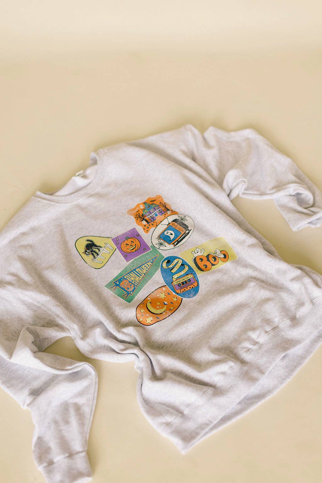 90s Halloween Vintage Sticker Graphic Apparel