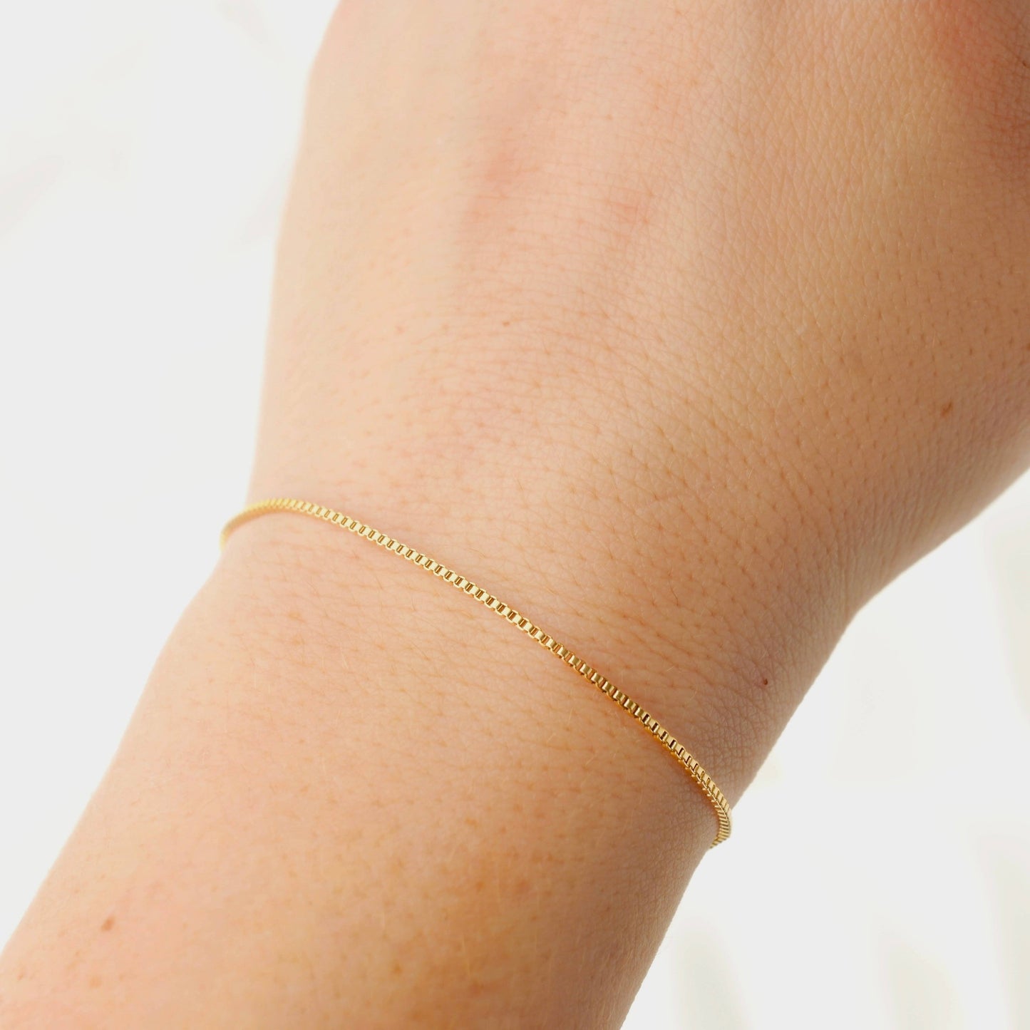 Dainty Gold Bracelets - Waterproof Chain Bracelets for Women