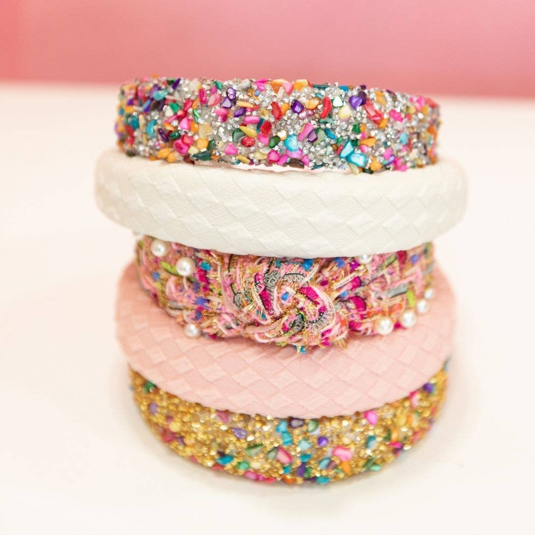 All that Glitters Headband - Multi + Silver