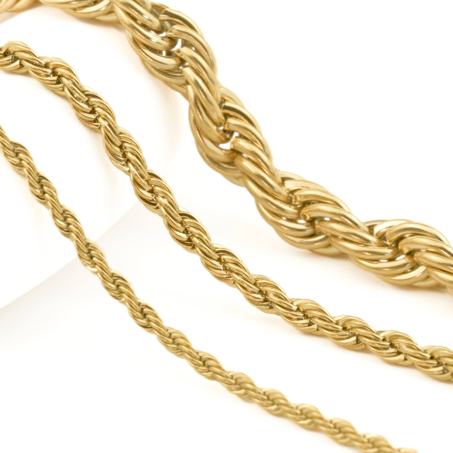 Rope Chain Necklace - Waterproof Twisted Chain Necklace