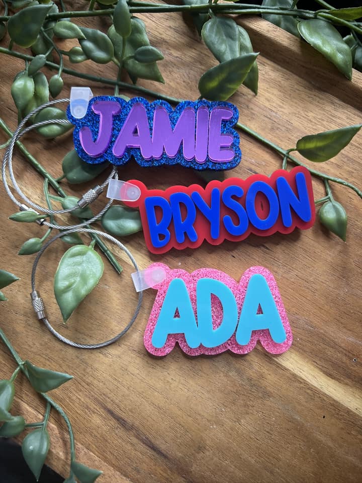 (Copy) *Pre-Order* Customized Bag Tag