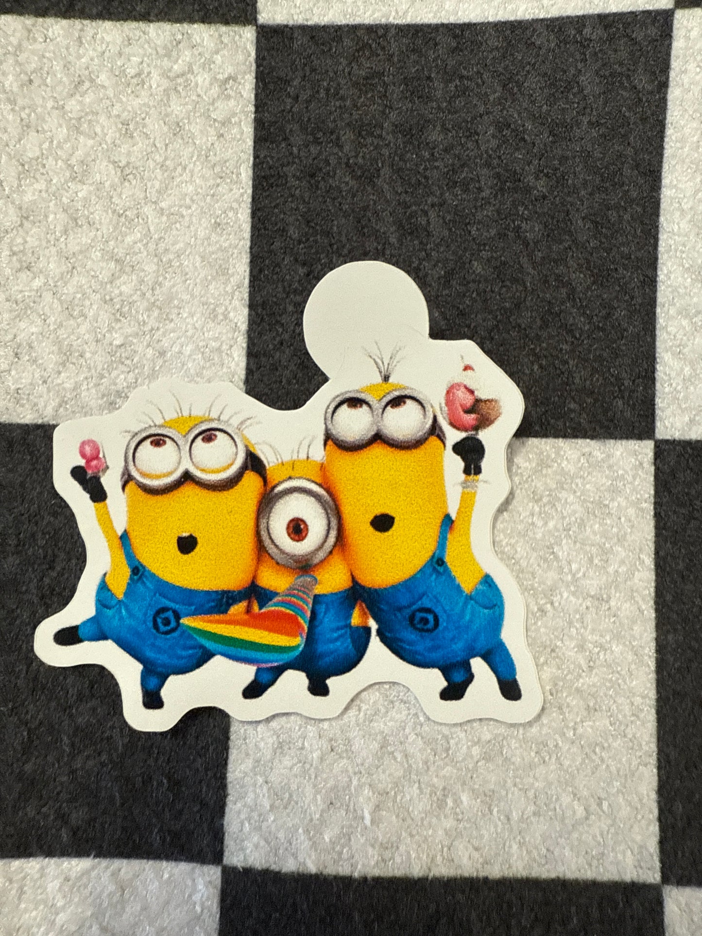 Minion waterproof sticker