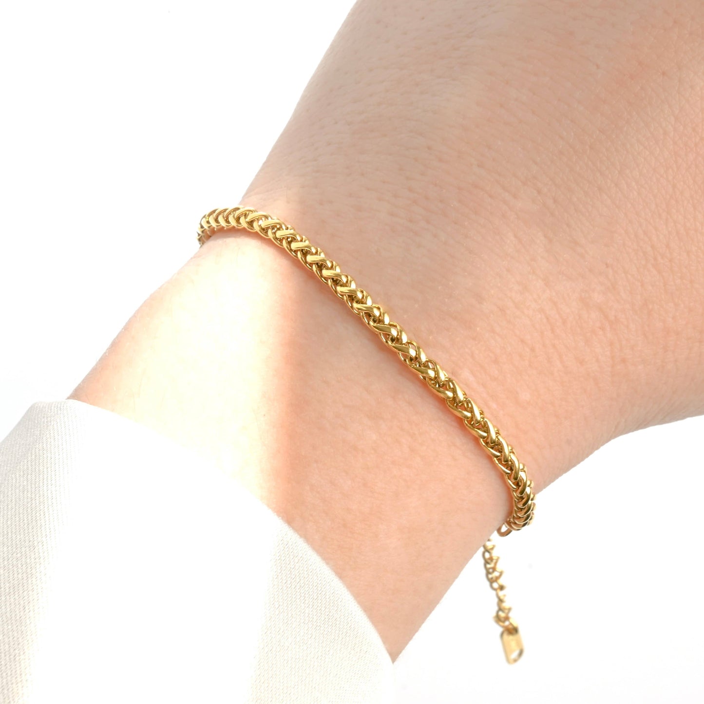 Stainless Steel Bold Bracelets - Chunky Gold Silver Bracelet