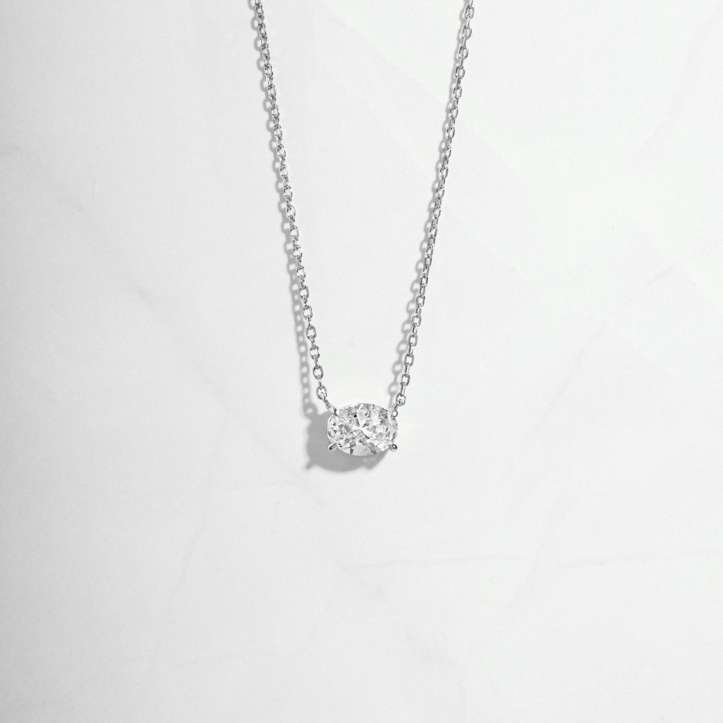 Oval Pendant Necklace