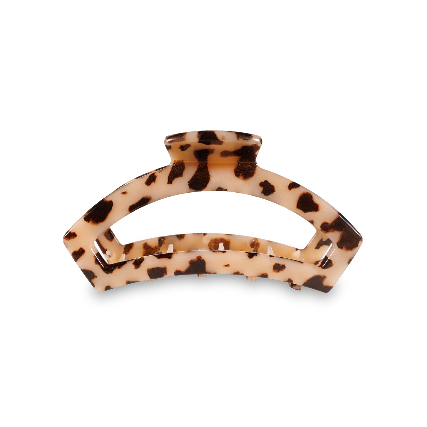 Open Blonde Tortoise Small Hair Clip