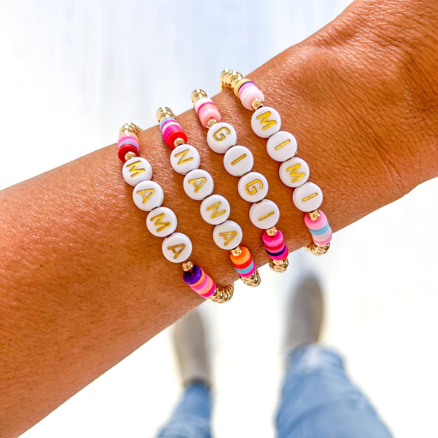 Mama gold filled bracelet