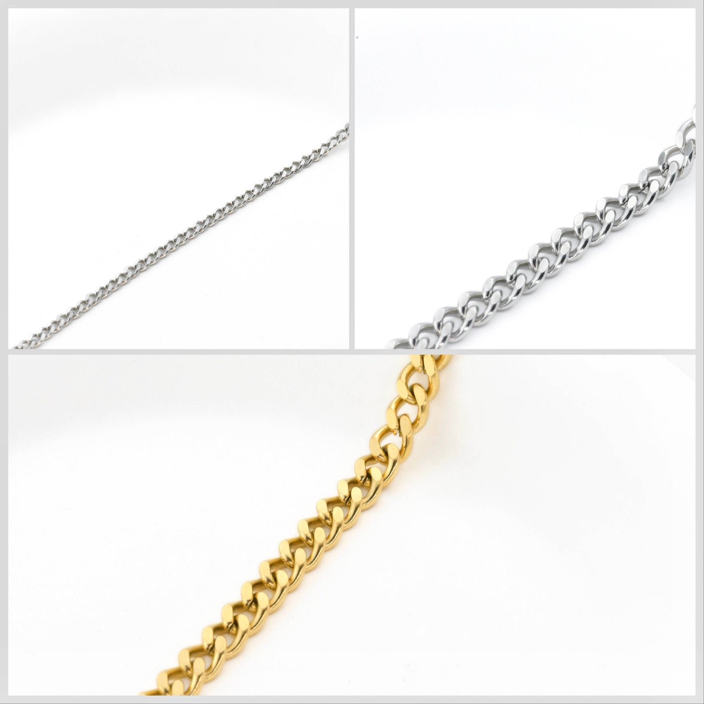 Cuban Chain Necklace - Unisex - Waterproof Stainless Steel