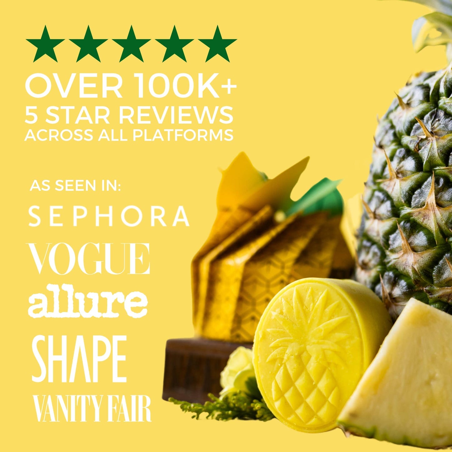 LIMITED Pineapple Shampoo Bar