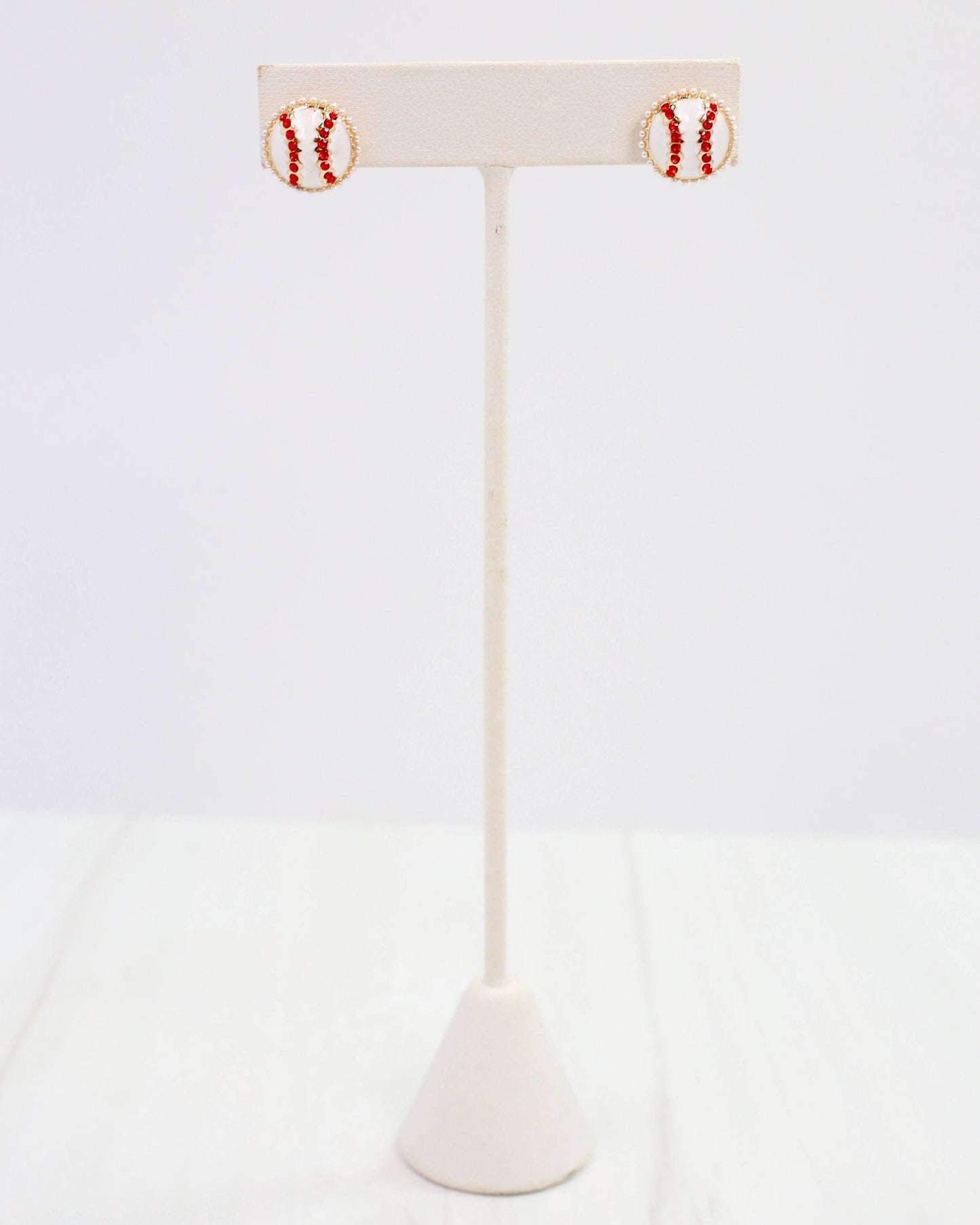 Billy Jo Baseball Stud White