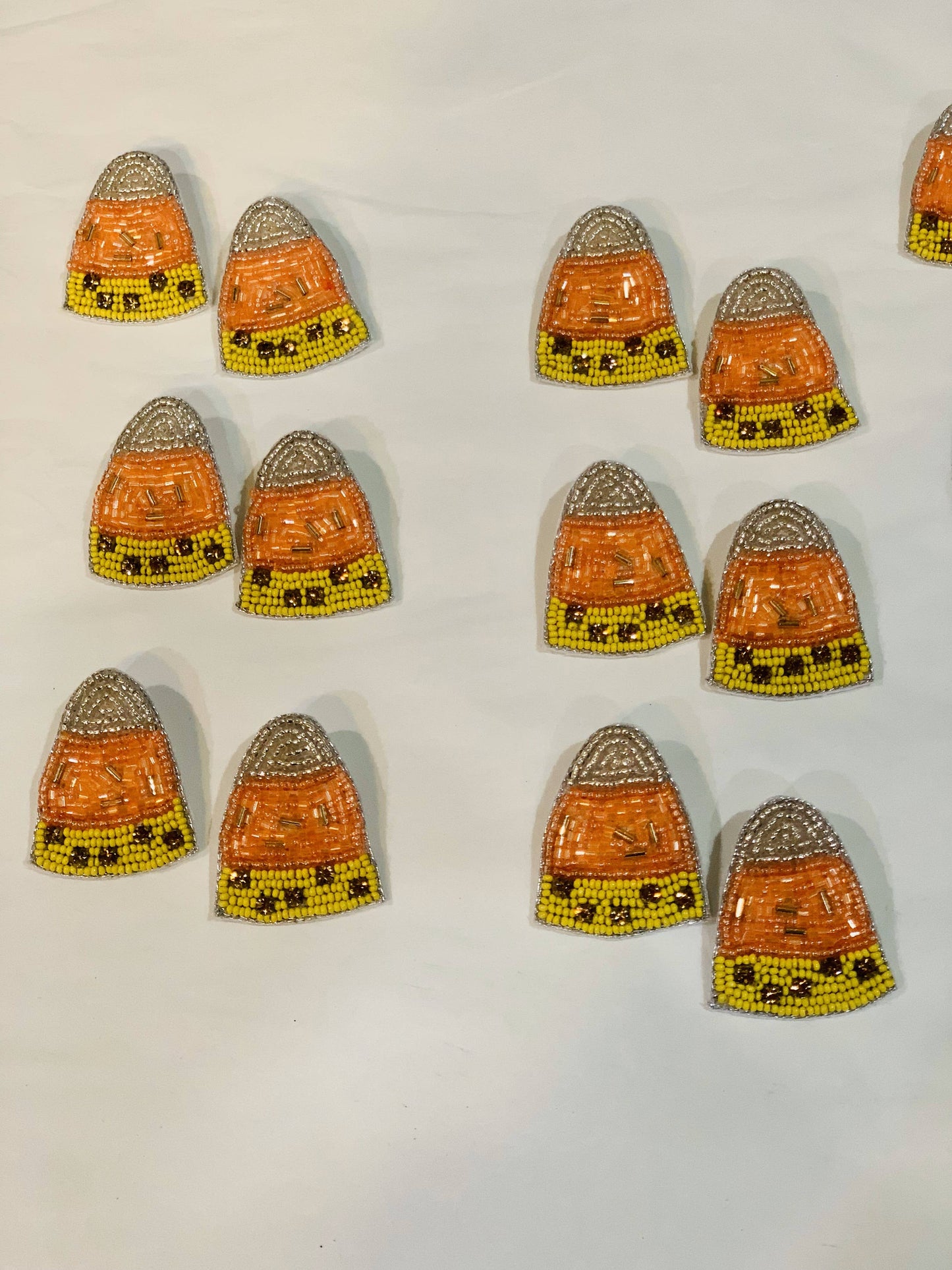 Candy Corn Earrings