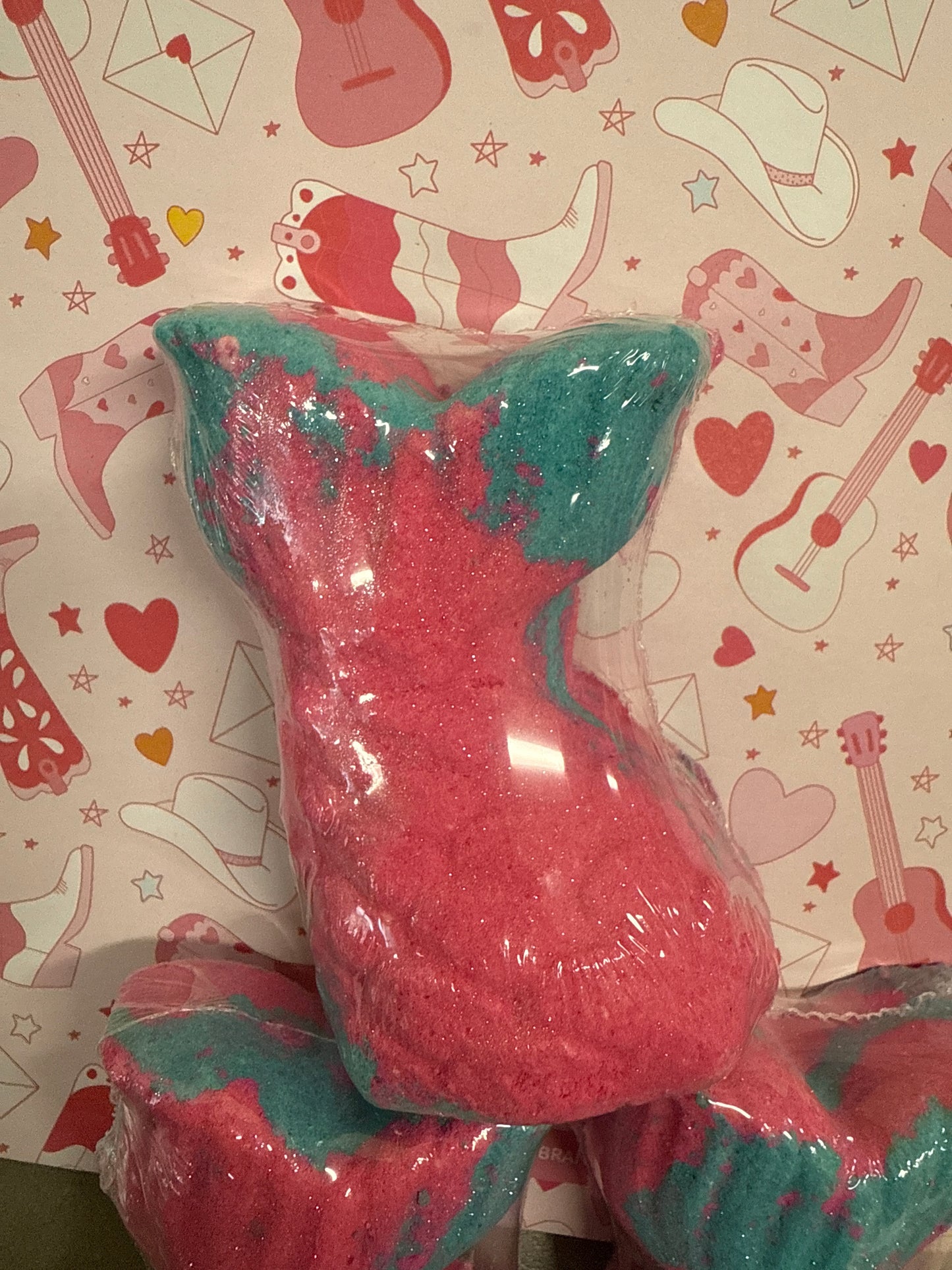 Mermaid tails bath bomb
