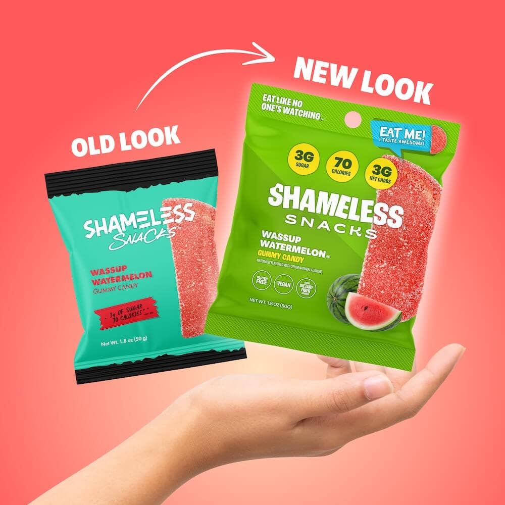 Wassup Watermelon Low Sugar Sour Gummy 1.8oz – 6ct