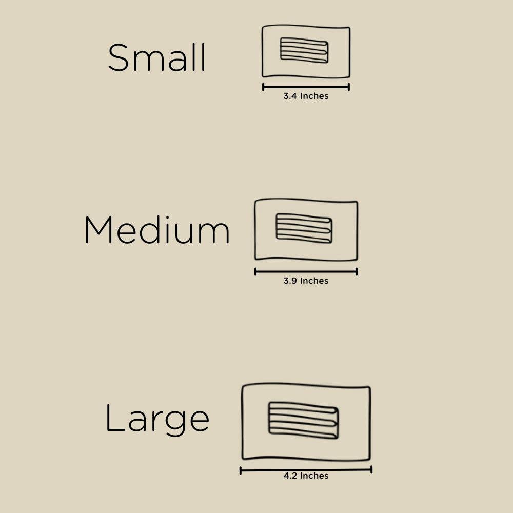 Flat Rectangle Hair Clip | Medium | Merry Pinkmas