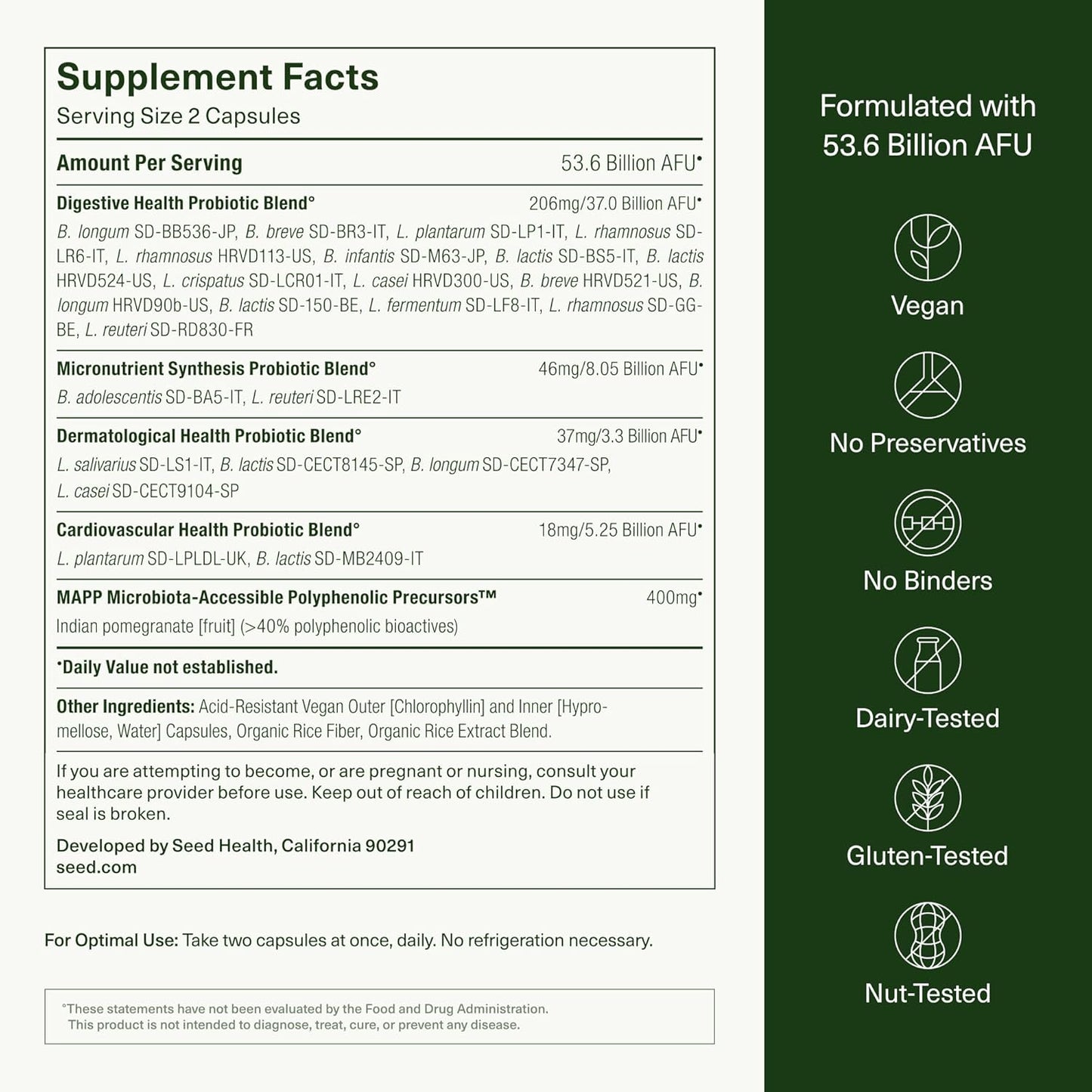 Seed DS-01® Daily Synbiotic