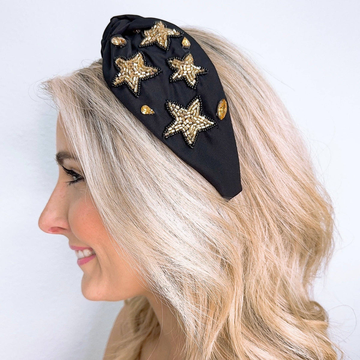 Star Black/Gold Headband