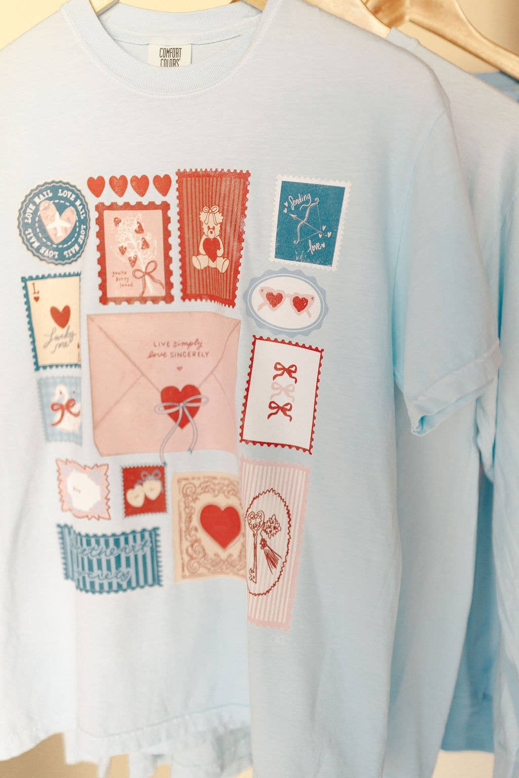 Valentine Stamp Graphic- Sweatshirt