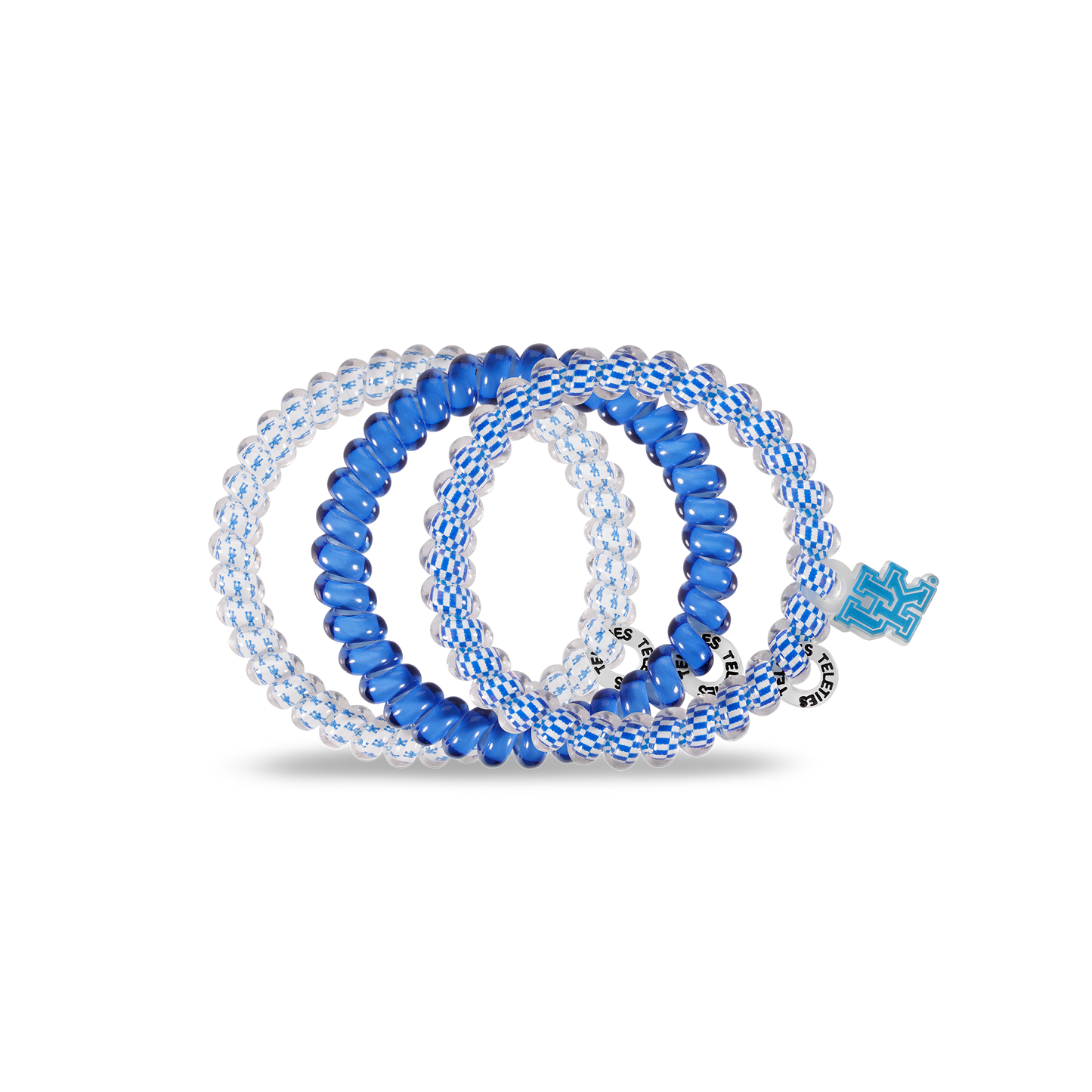University of Kentucky - Small Hair Coils, Hair Ties, 3-pack