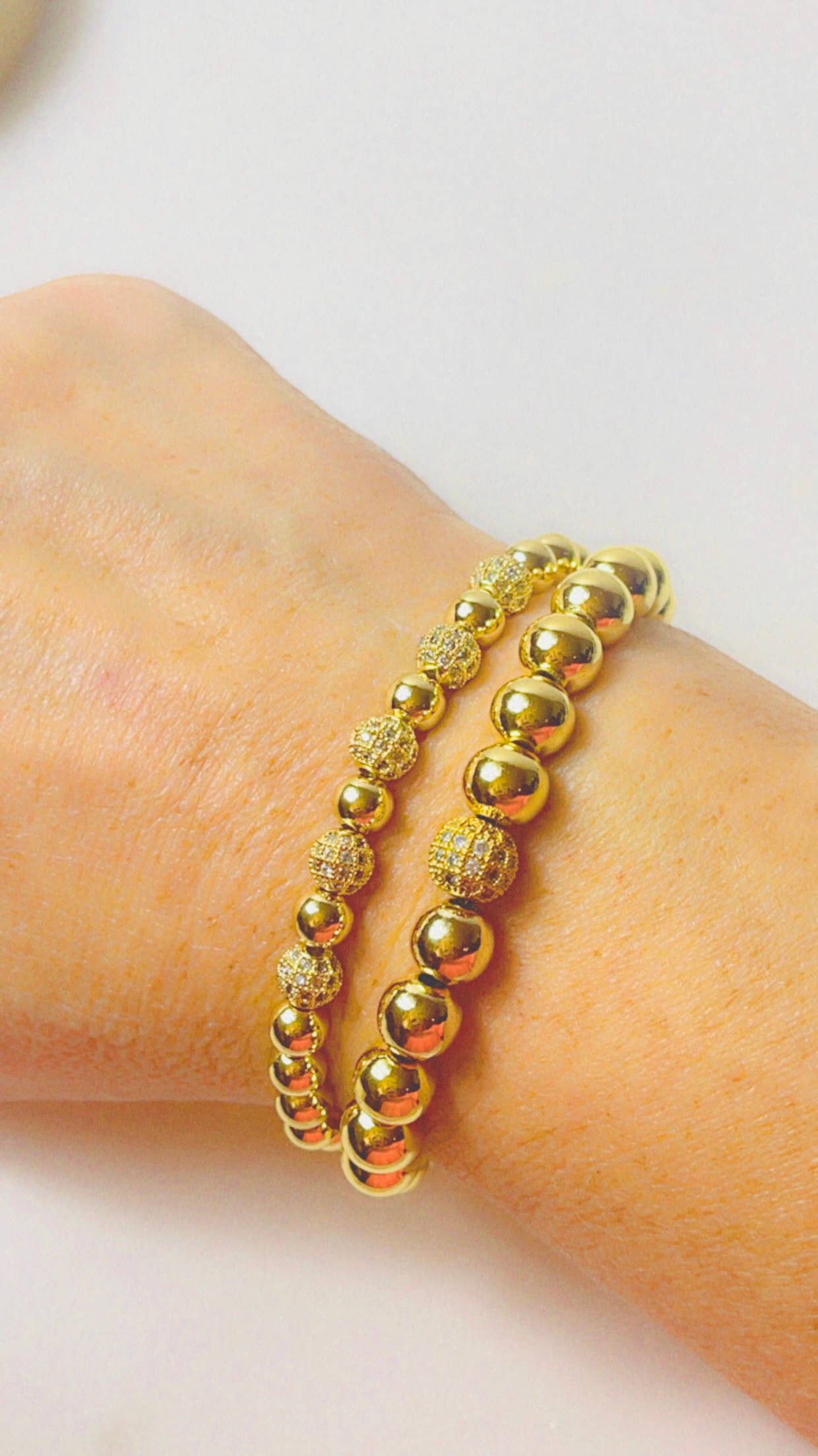 Gold & Pave Bracelet