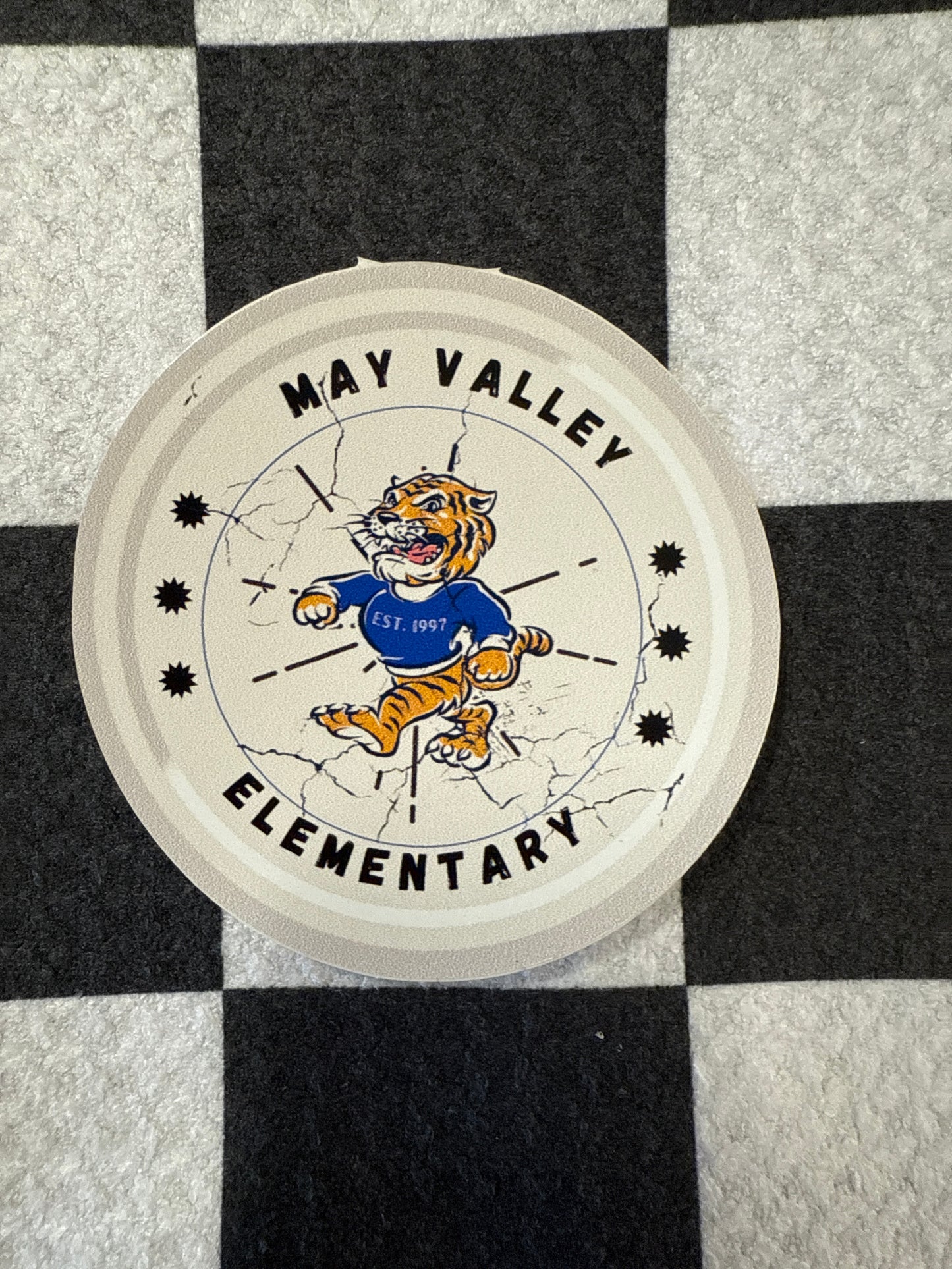 May Valley waterproof Sticker