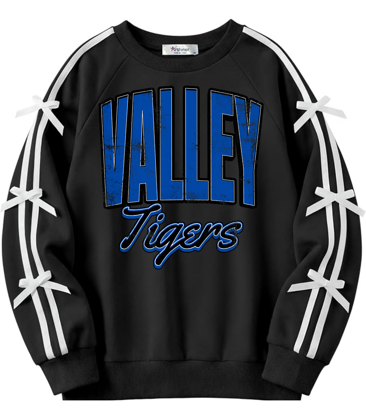 Girls Bow Mascot Long Sleeve