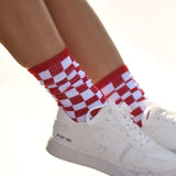 Checkered Game Day Socks
