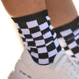 Checkered Game Day Socks