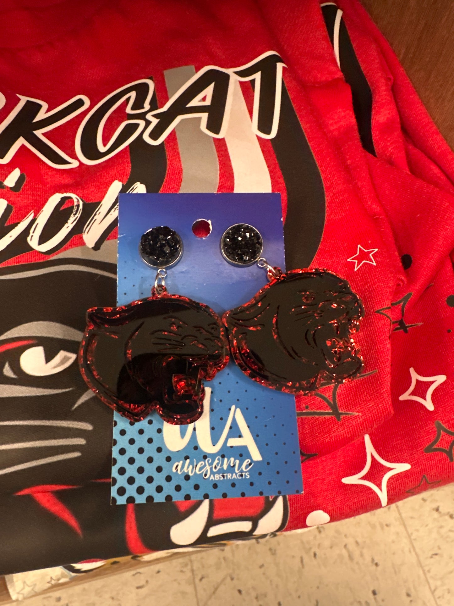 Blackcats Acrylic Earrings