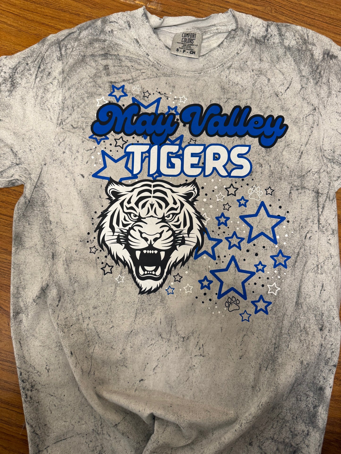 May Valley Tigers Colorblast Tee