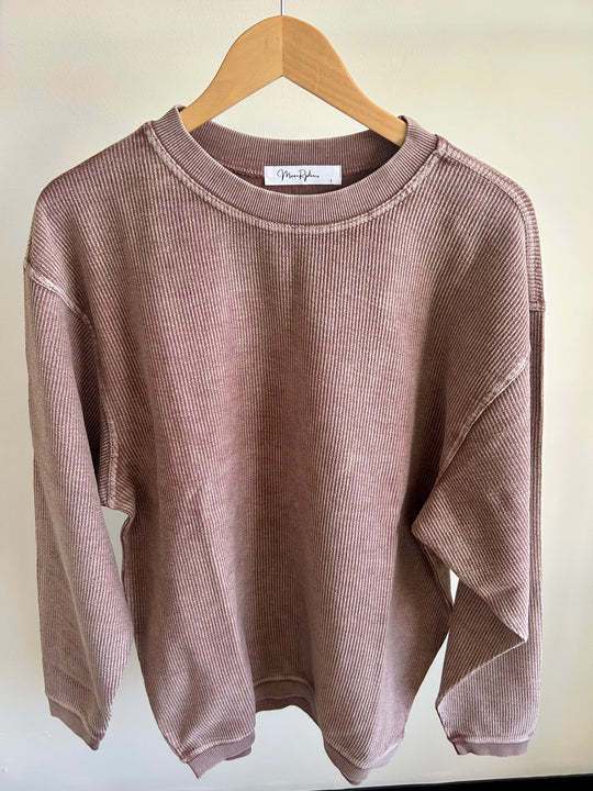 Essential Luxe Corded Crew